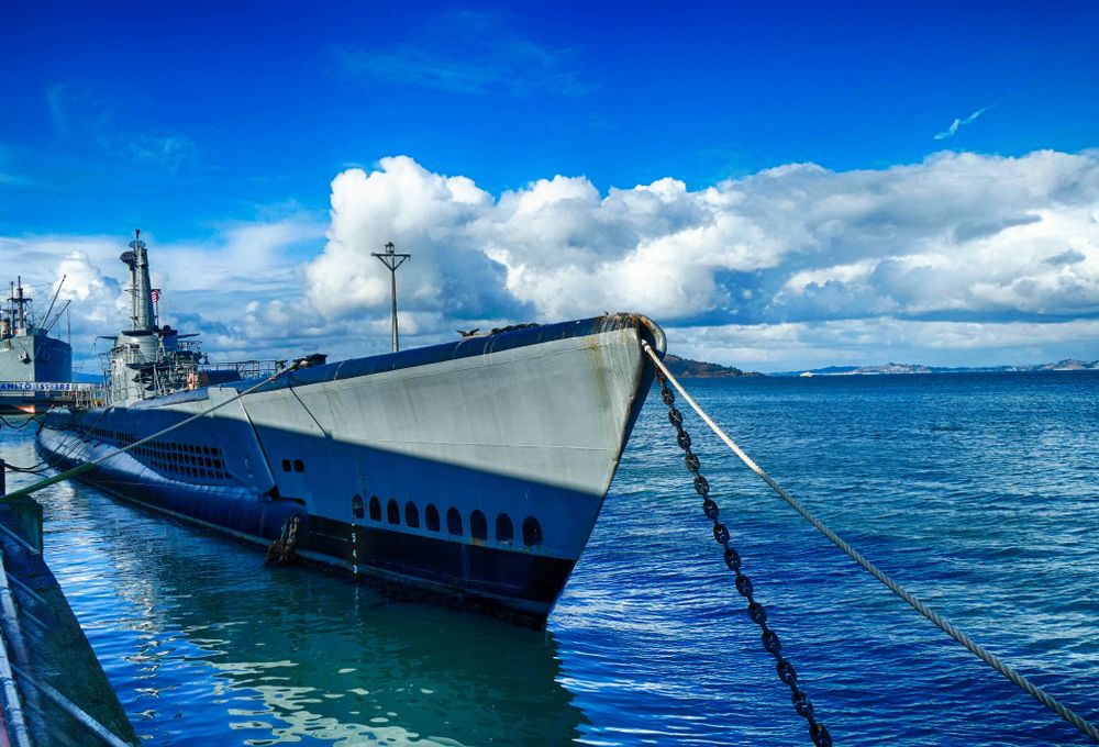 Daytime view of USS Pampanito