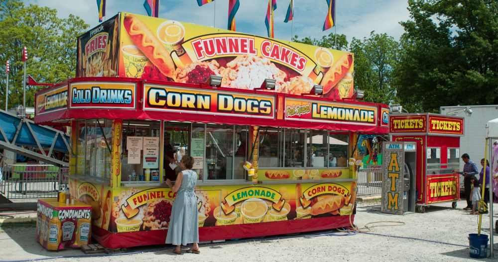 Food stand at Young’s Jersey Dairy