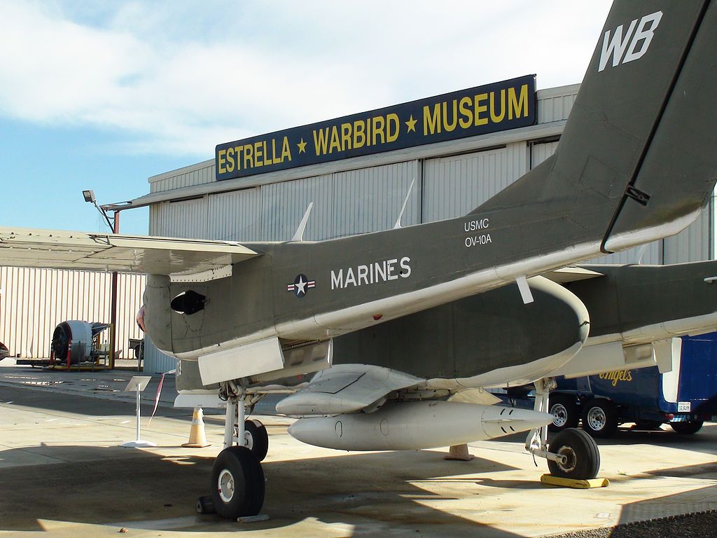 Exterior of Estrella Warbirds Museum