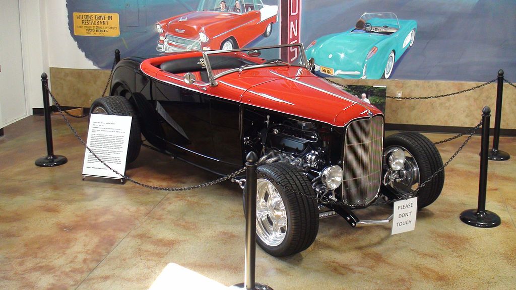 An automobile in Estrella Warbirds Museum