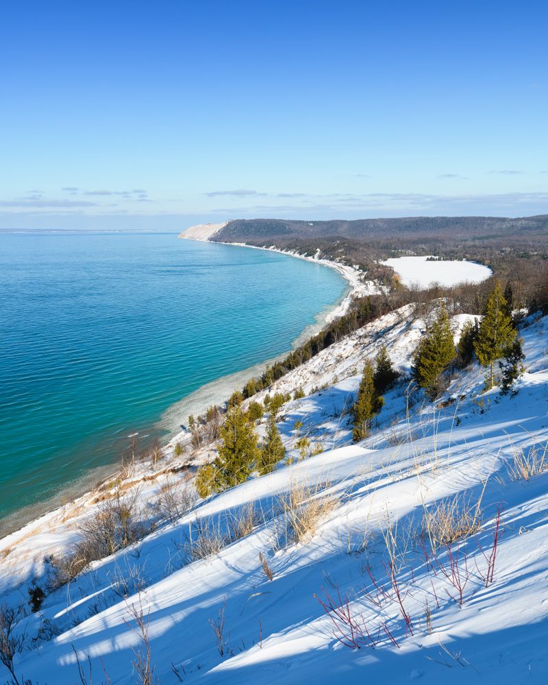 View of Sleeping Bear Dunes National Lakeshore