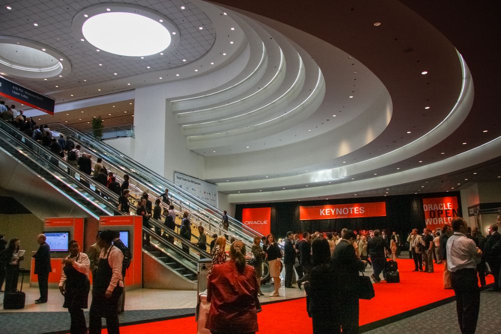 An event in Moscone Center