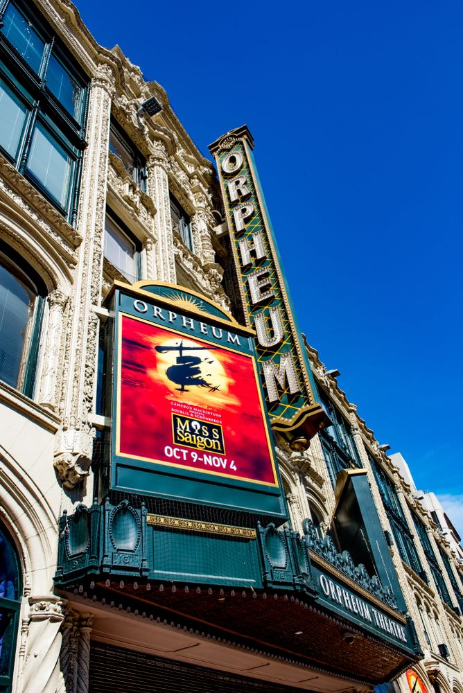 Marquee of the Orpheum Theater