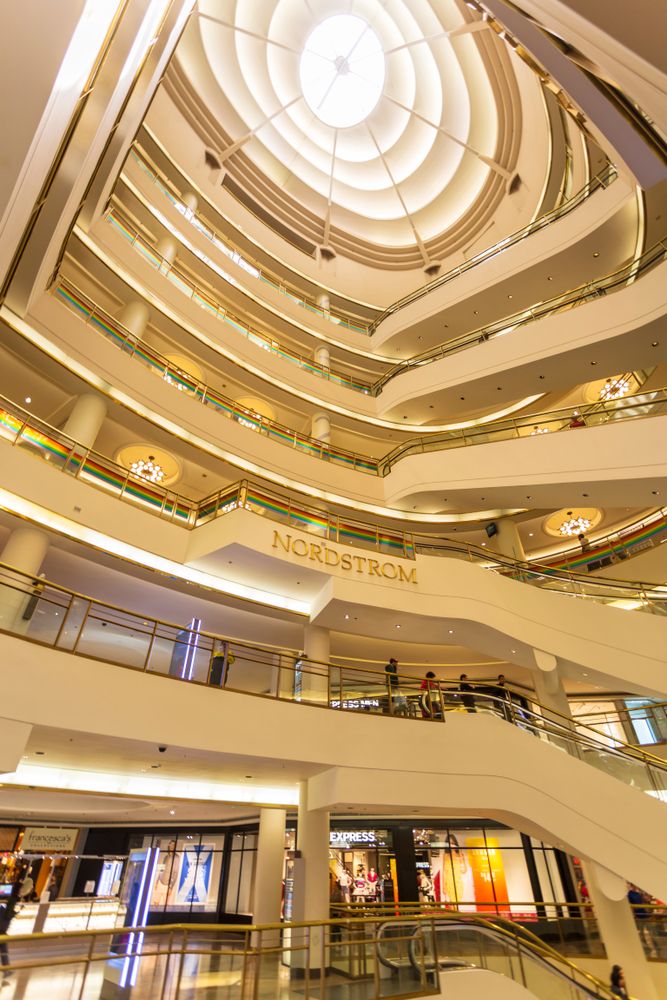 Interior of Westfield San Francisco Shopping Center