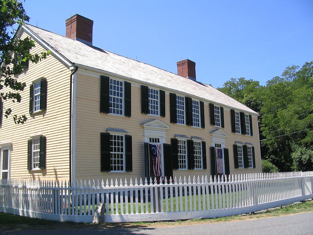 Close view of the Artemas Ward House