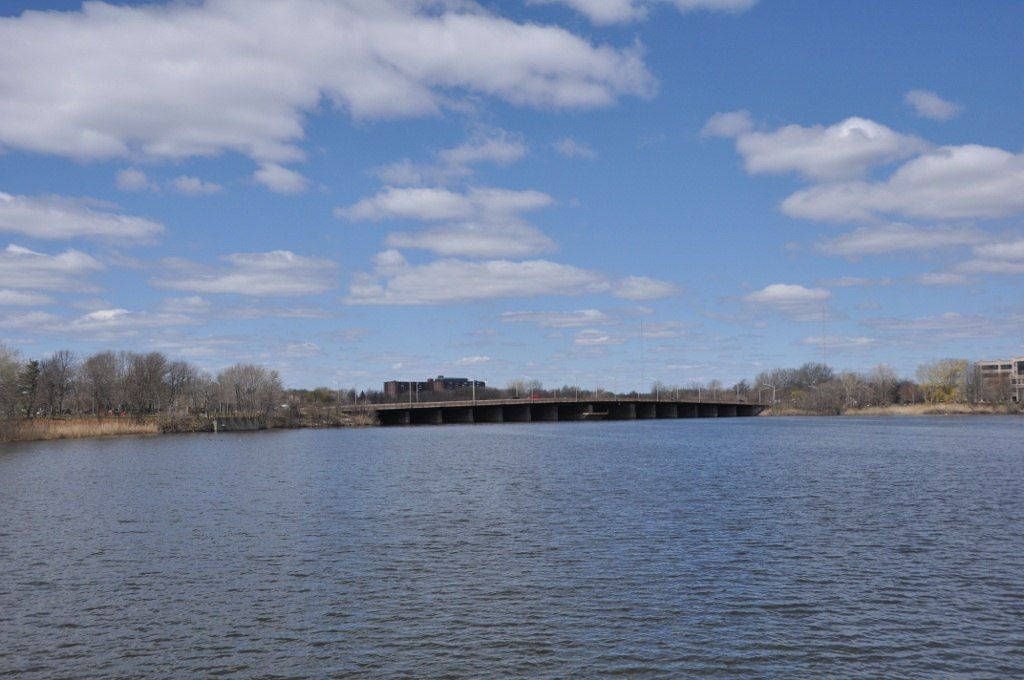The waters of Mystic River