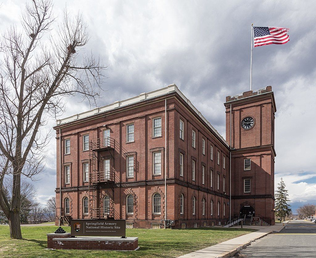 Exterior of Springfield Armory National Historic Site