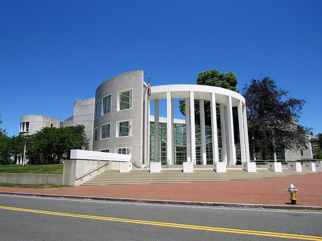 Exterior of the Springfield United States Federal Court House Building