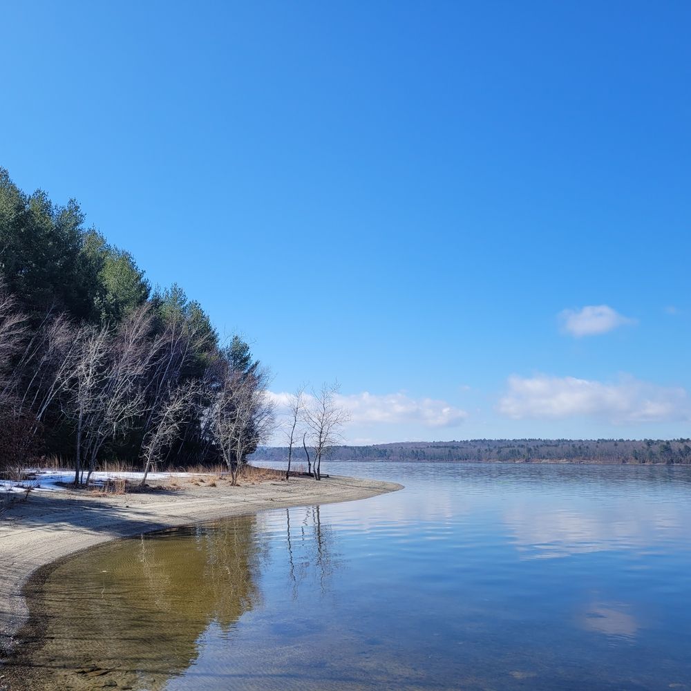 The waters of Wachusett Reservoir