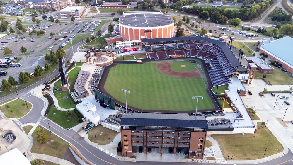 Aerial view of Dudy Noble Field