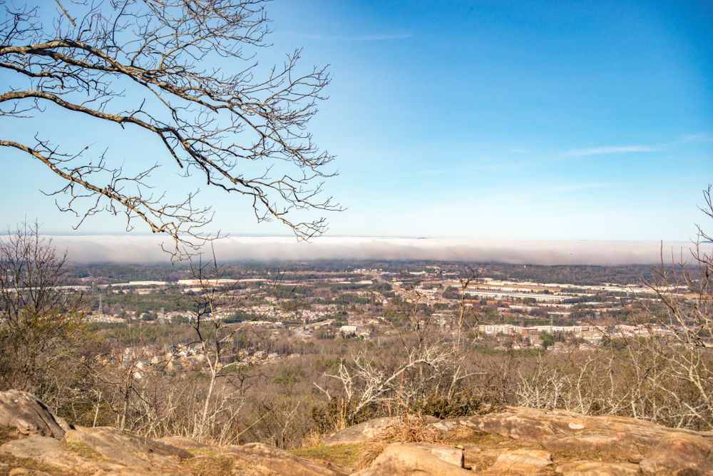 View from the Kennesaw Mountain National Battlefield Park
