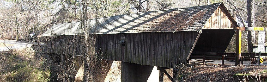 Side view of Concord Covered Bridge