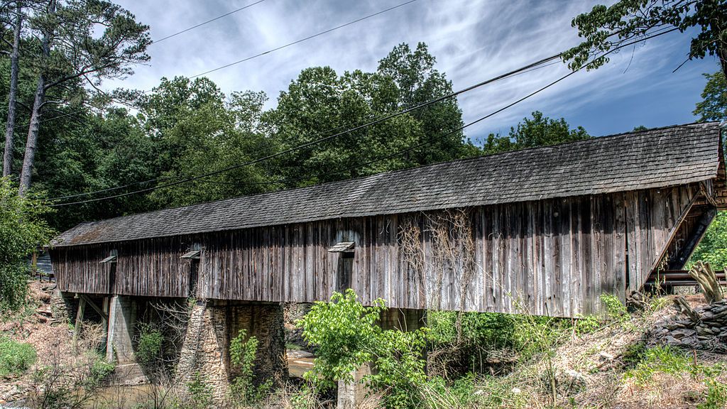 The body of Concord Covered Bridge