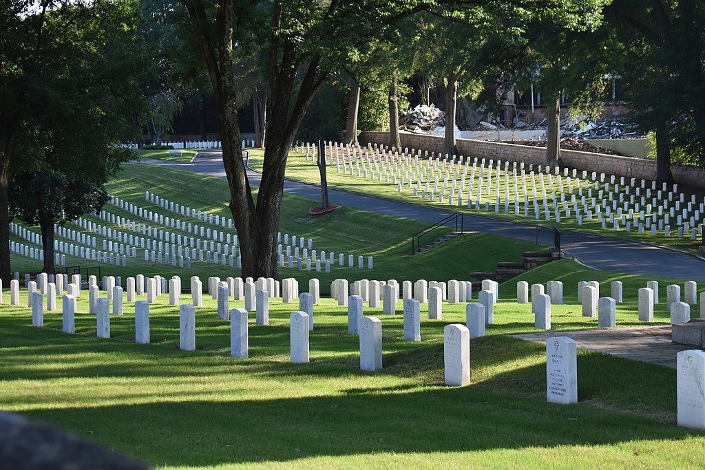 Daytime view of Salisbury National Cemetery