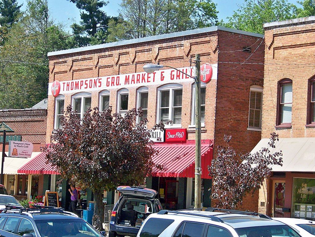 Exterior of Thompson's Store
