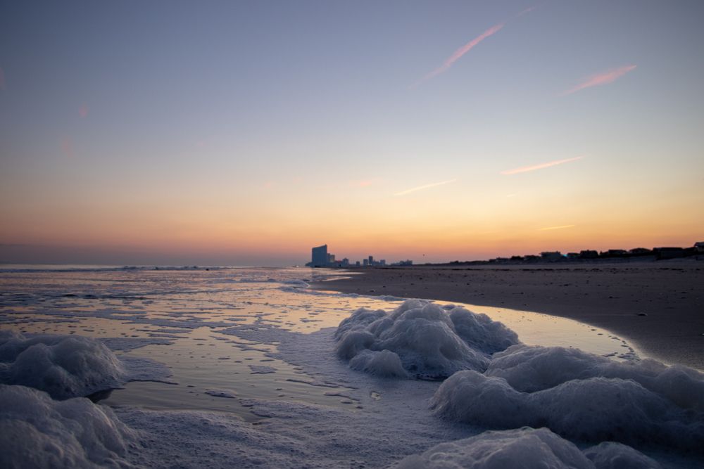 The waters of Brigantine Beach