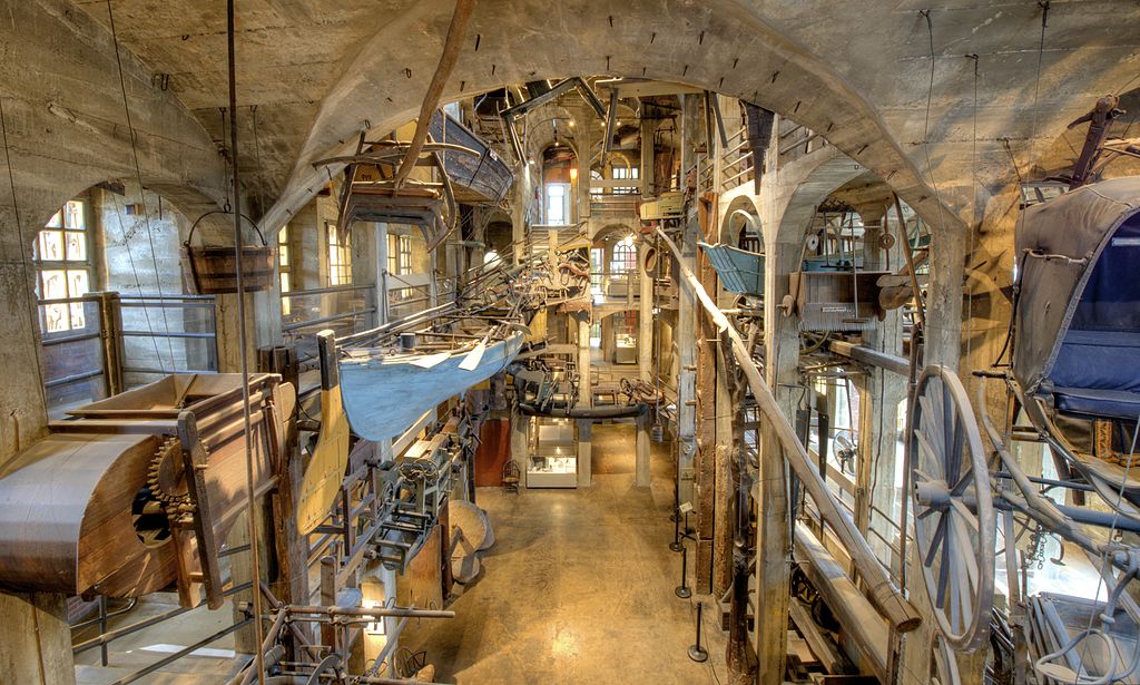 Atrium of Mercer Museum
