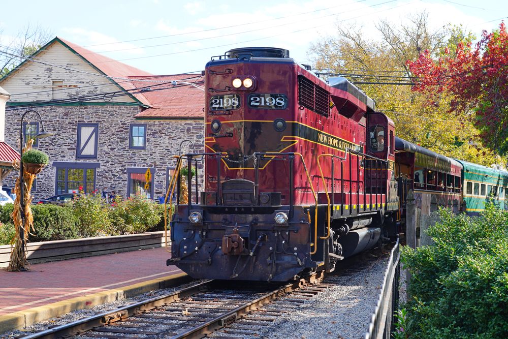 The train of New Hope Railroad