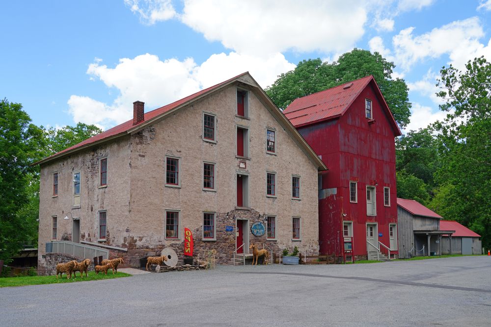 Exterior of Prallsville Mills