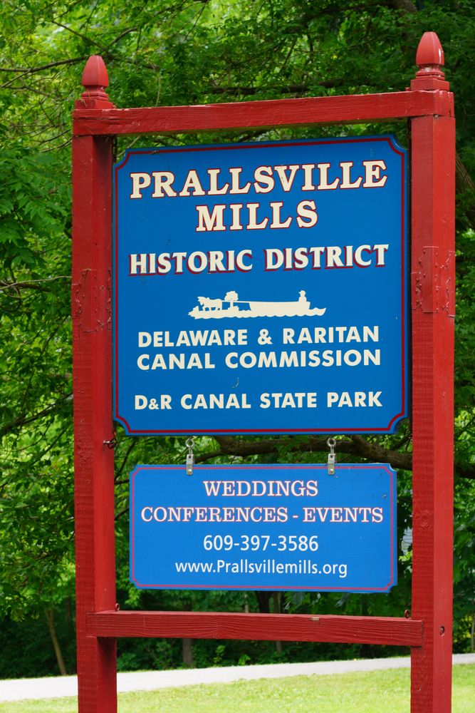 Signage of Prallsville Mills