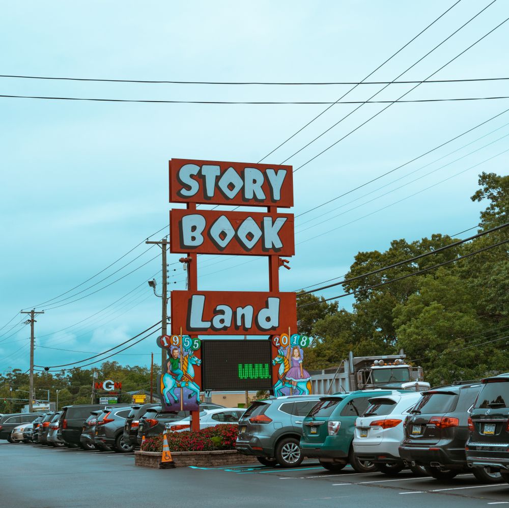 Signage of Storybook Land