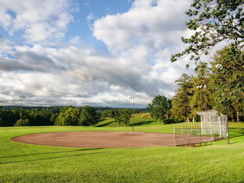 Baseball field at Burnet Park