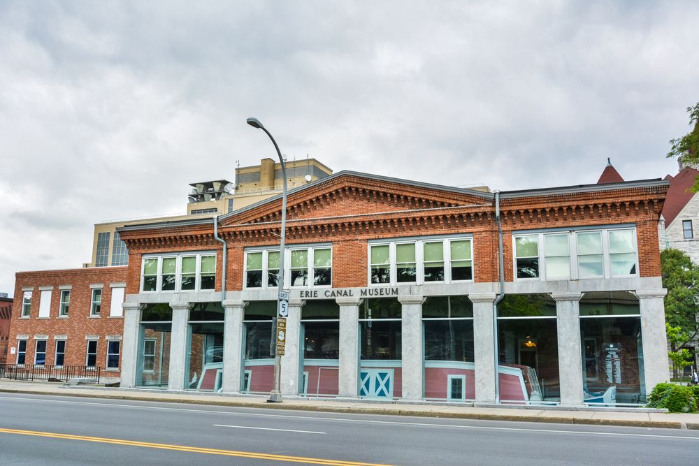 Exterior of the Erie Canal Museum