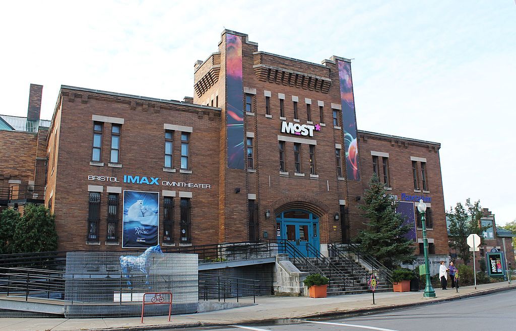 Exterior of the Milton J. Rubenstein Museum of Science & Technology