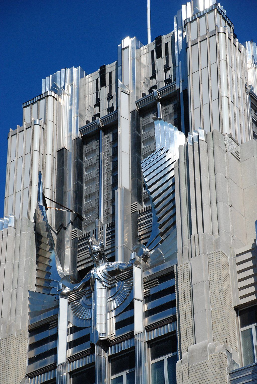 Sculpture on the Niagara Mohawk Building
