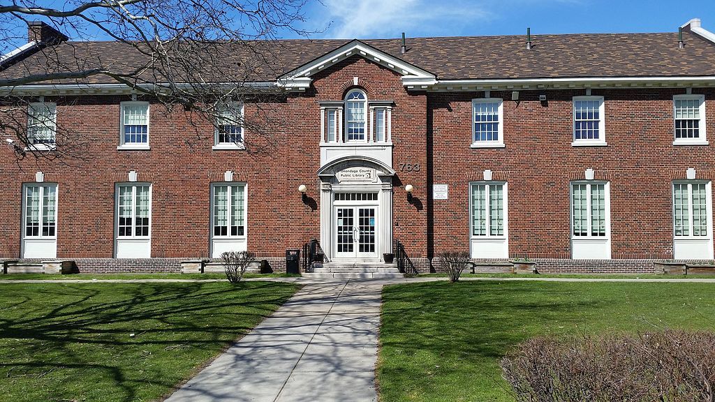 Exterior of the White Branch Library