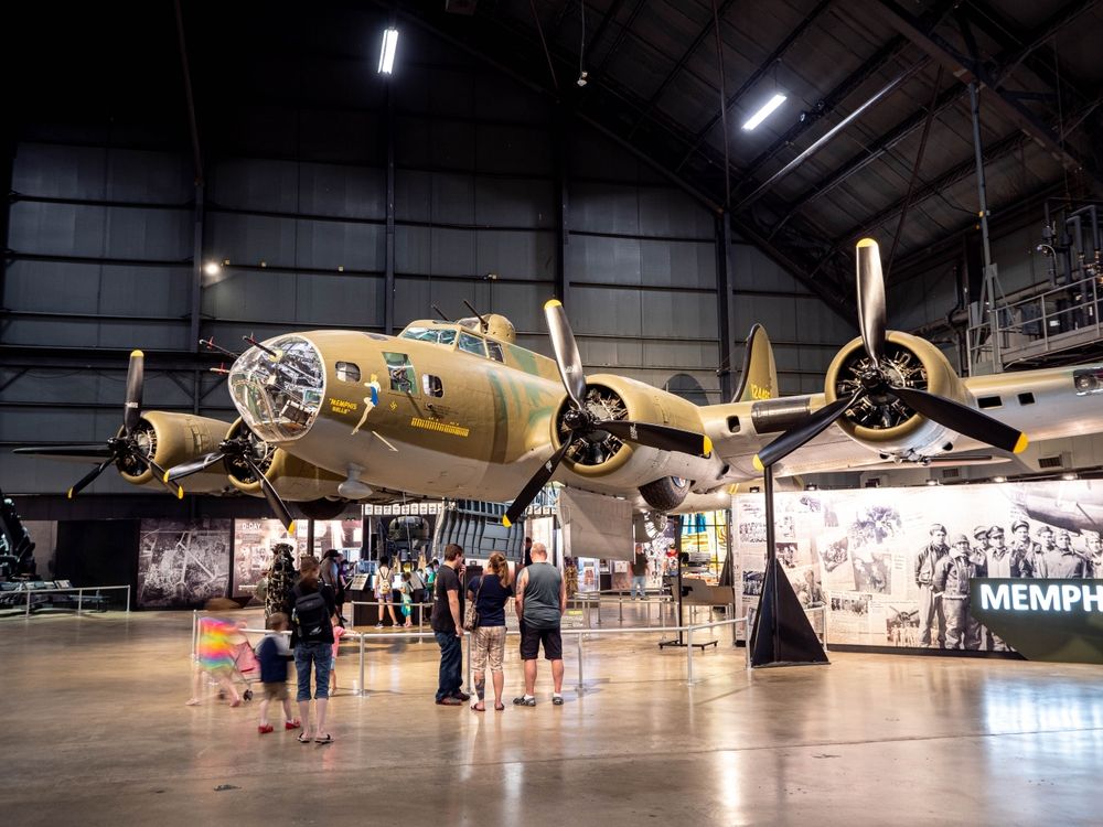 People in the National Museum of the US Air Force