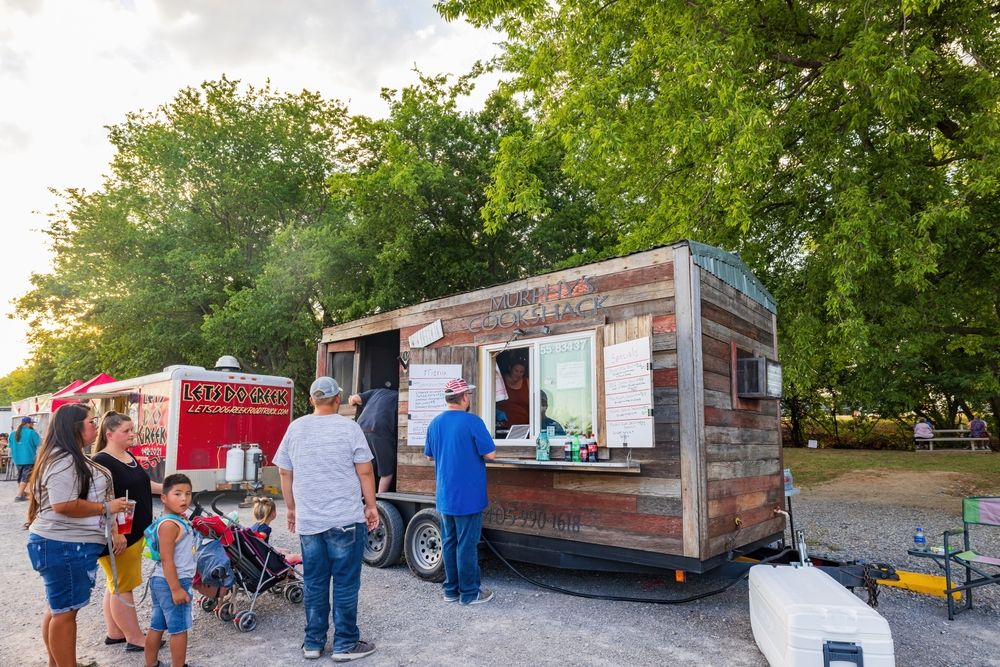 Foodtruck at the Annual Fireflight Balloon Festival