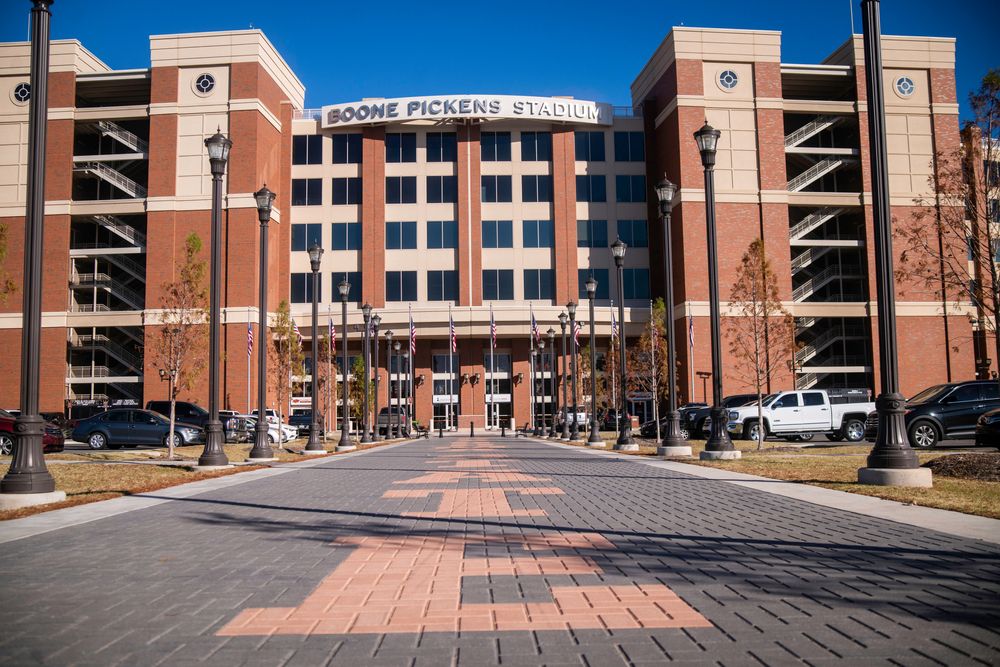Exterior of the Boone Pickens Stadium