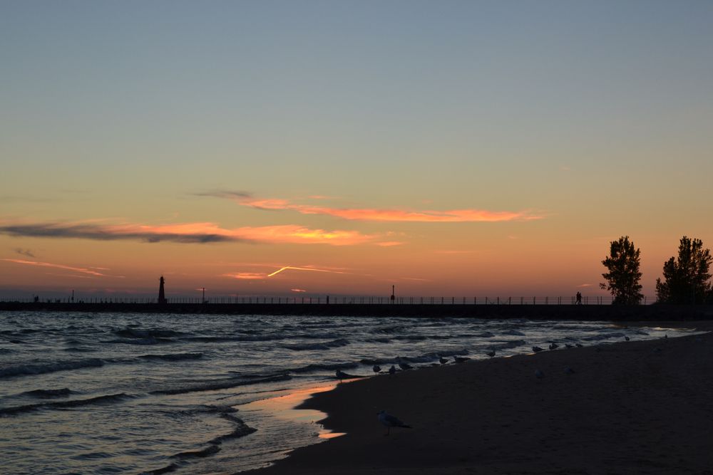 Sunset in Pere Marquette Park