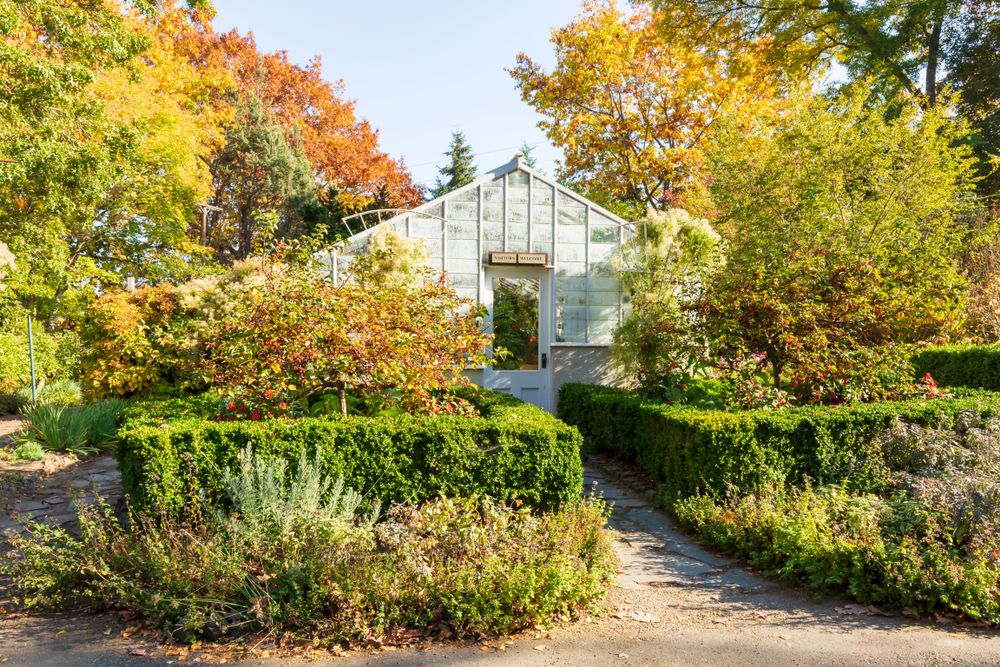 The gardens of Bush House Museum