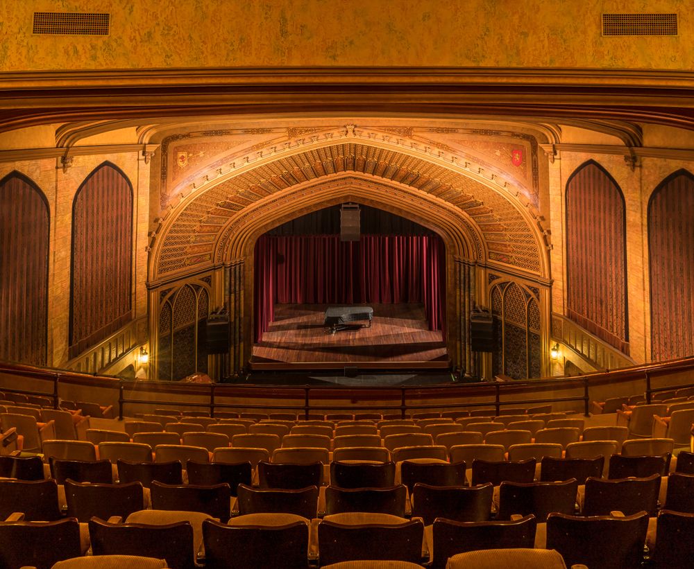Grand interior of Elsinore Theatre