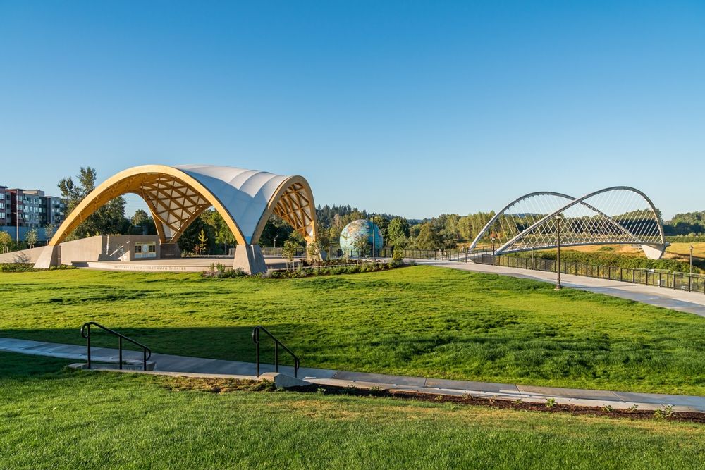 The grounds of Riverfront City Park