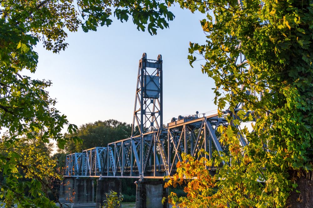 Exterior of the Union Street Railroad Bridge