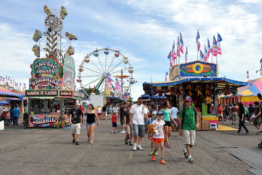 People at Minnesota State Fair