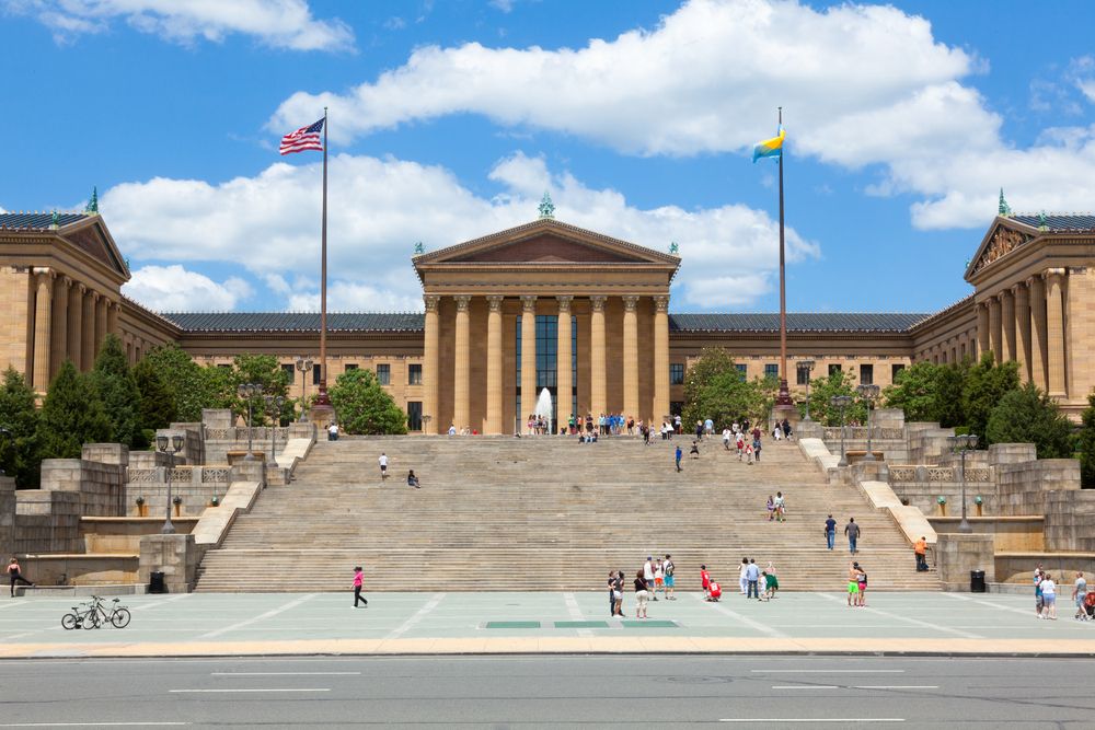 Exterior of Philadelphia Museum of Art