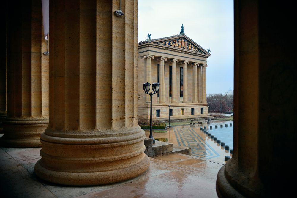 Beams of Philadelphia Museum of Art