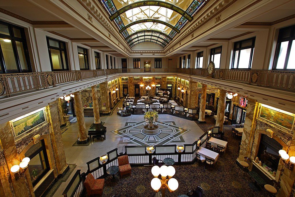 Interior of Radisson Lackawanna Station Hotel Scranton