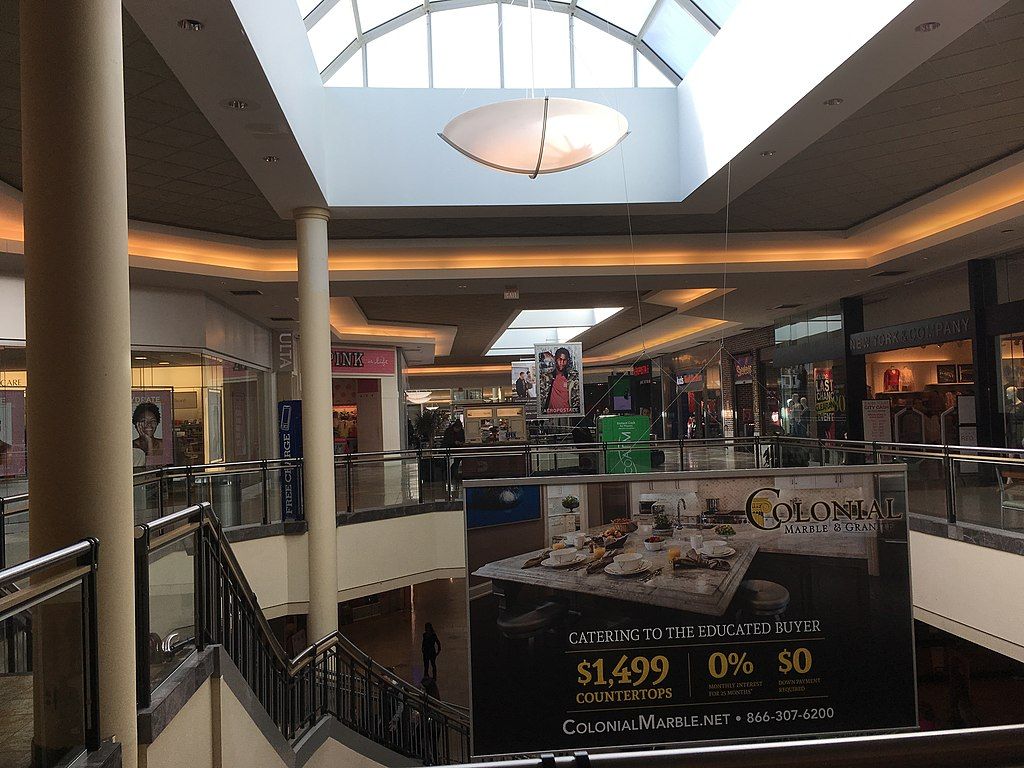 Interior of Springfield Mall