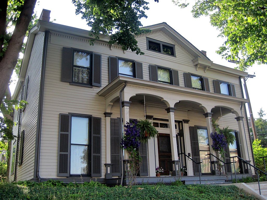 Exterior of Vachel Lindsay Home