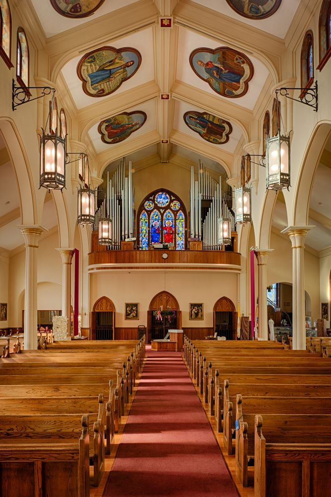 Interior of the Catholic Shrine of the Immaculate Conception