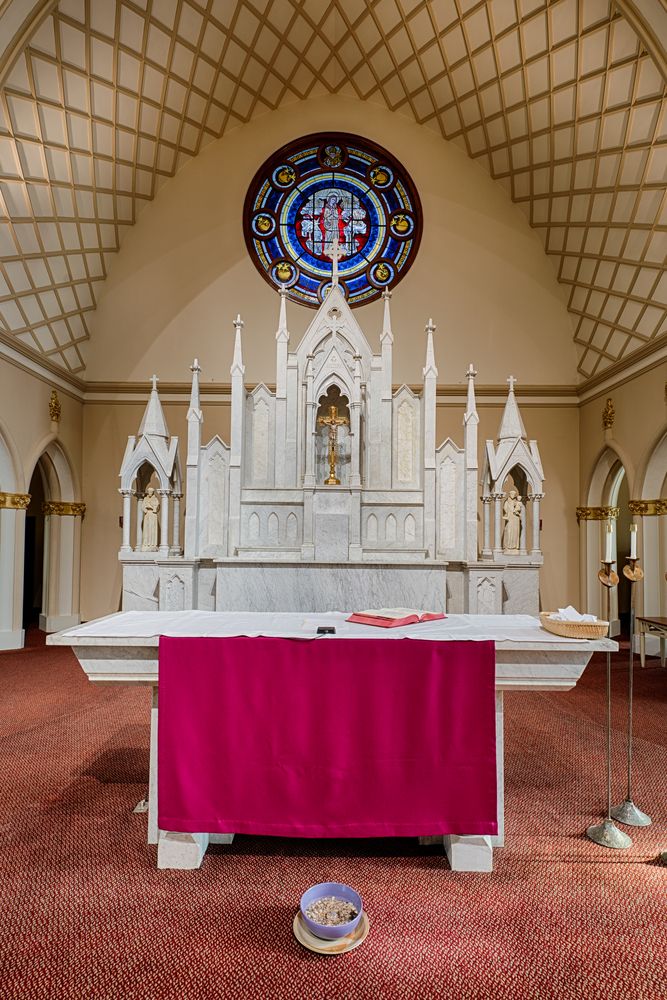 Altar in the Catholic Shrine of the Immaculate Conception