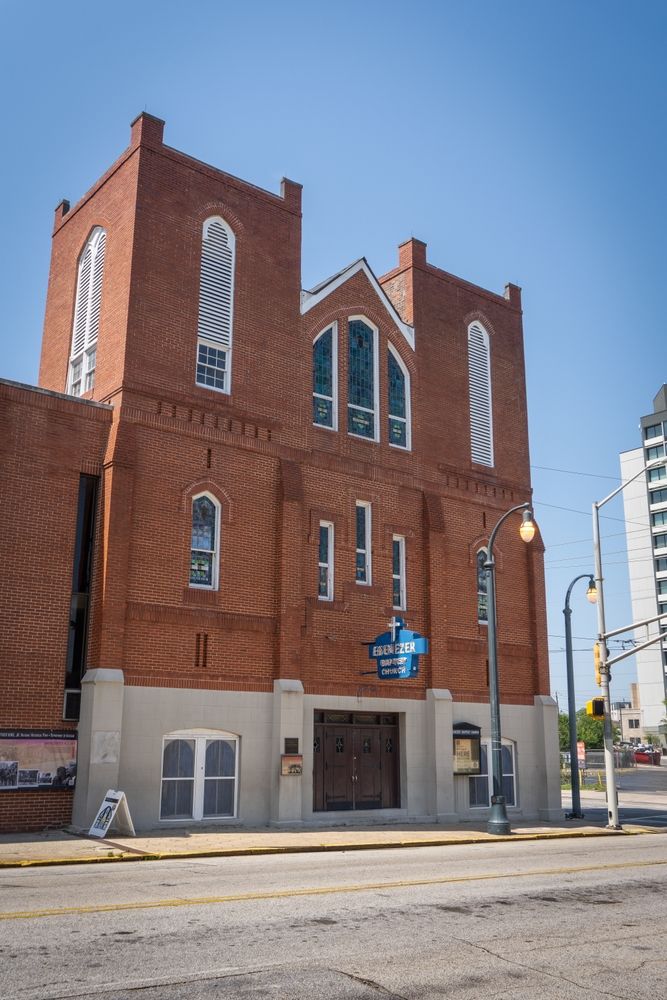 Exterior of the Ebenezer Baptist Church