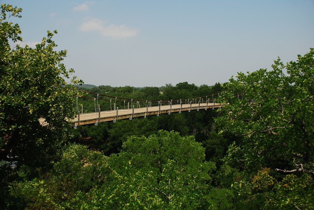 Side view of the Regency Bridge