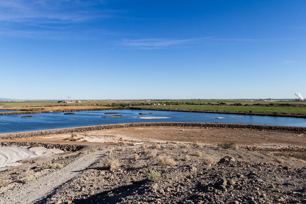 Daytime view of Sonny Bono Salton Sea National Wildlife Refuge