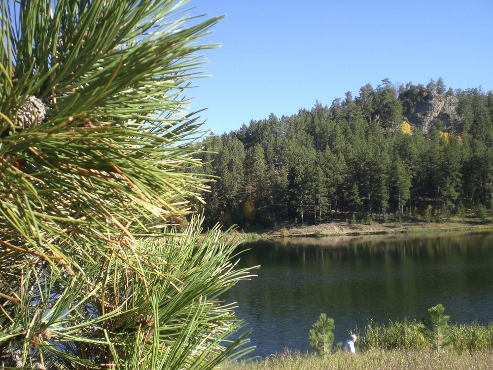The waters of Iron Creek Lake